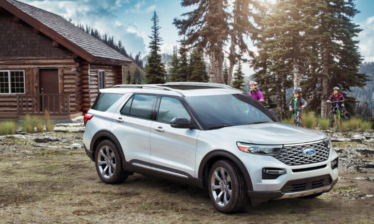 2022 Ford Explorer exterior at family cabin