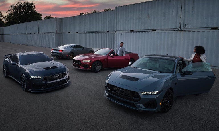 2024 Ford Mustang exterior lineup
