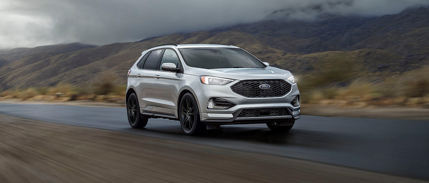2024 Ford Edge exterior driving in a valley