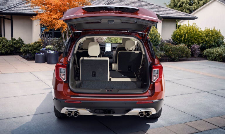 2022 Ford Explorer cargo space