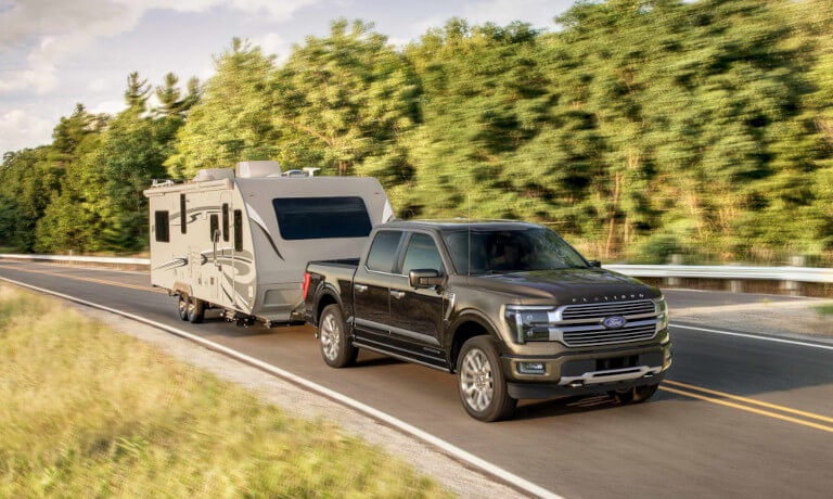 2025 Ford F-150 exterior towing RV