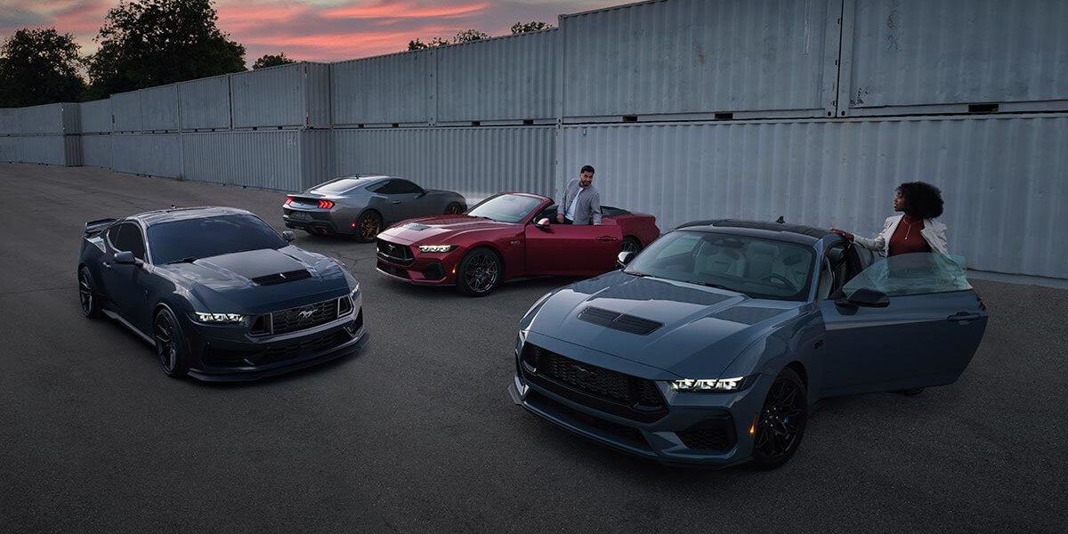 2024 Ford Mustang exterior lineup