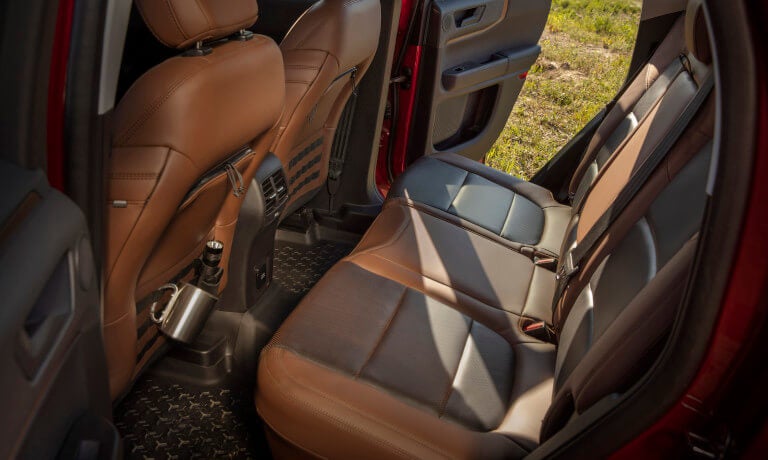 2025 Ford Bronco interior back seats