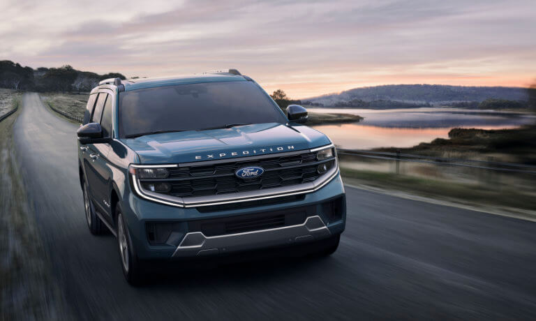 2025 Ford Expedition driving lakeside