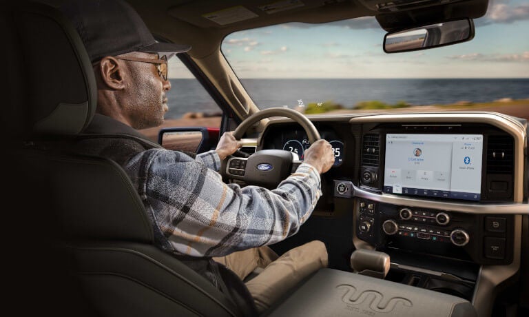 2025 Ford F-150 Interior Front With Driver