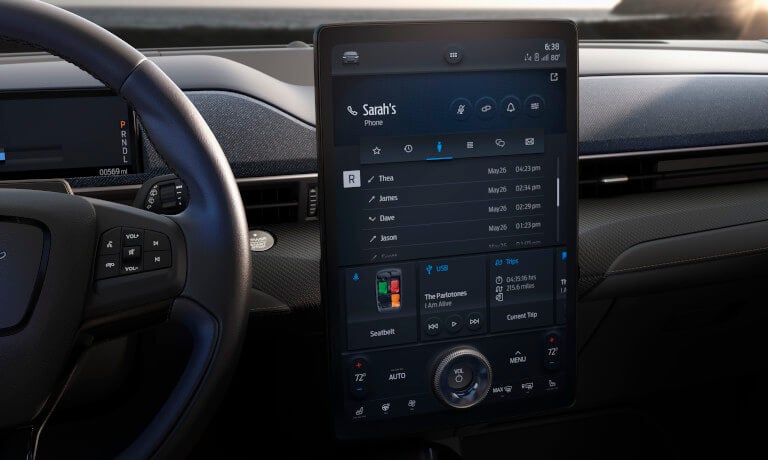 2025 Ford Mustang Mach-E Interior Tech Infotainment System