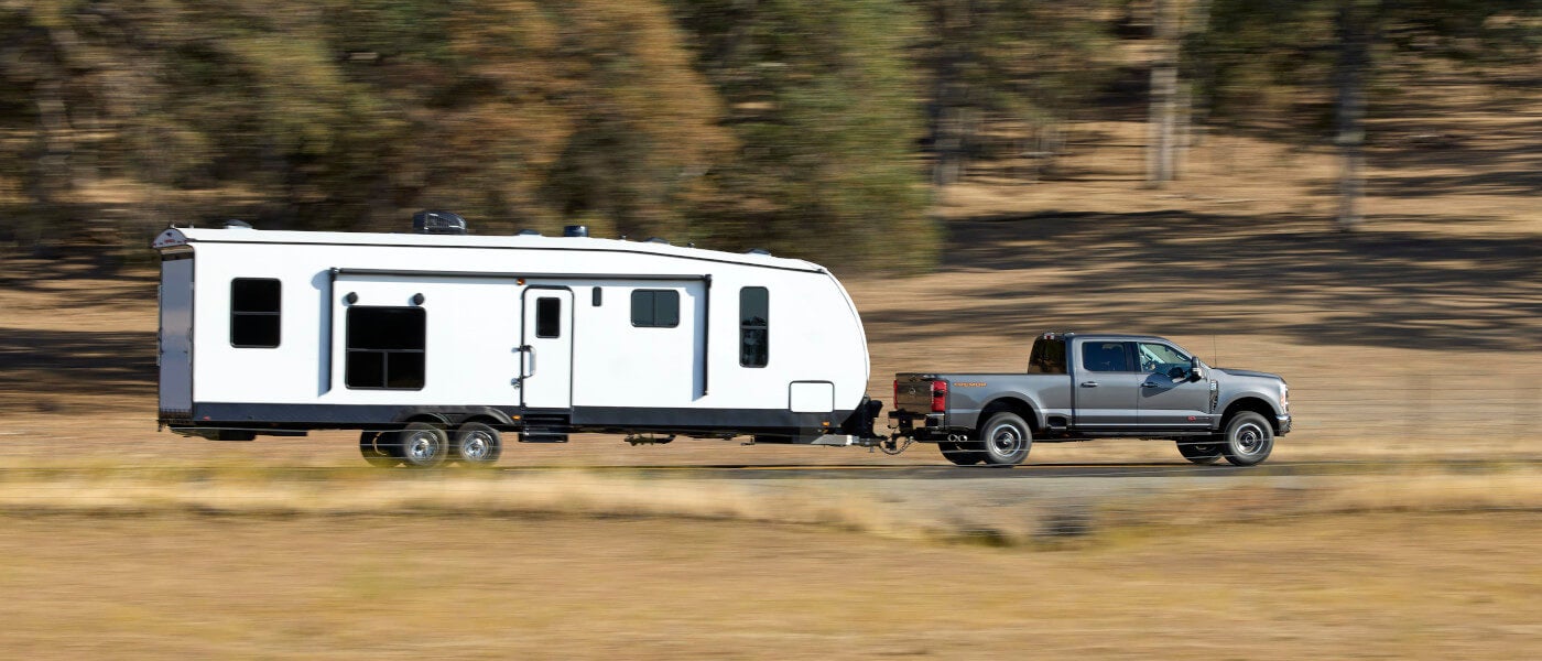 2025 Ford Super Duty Exterior Side View Towing RV