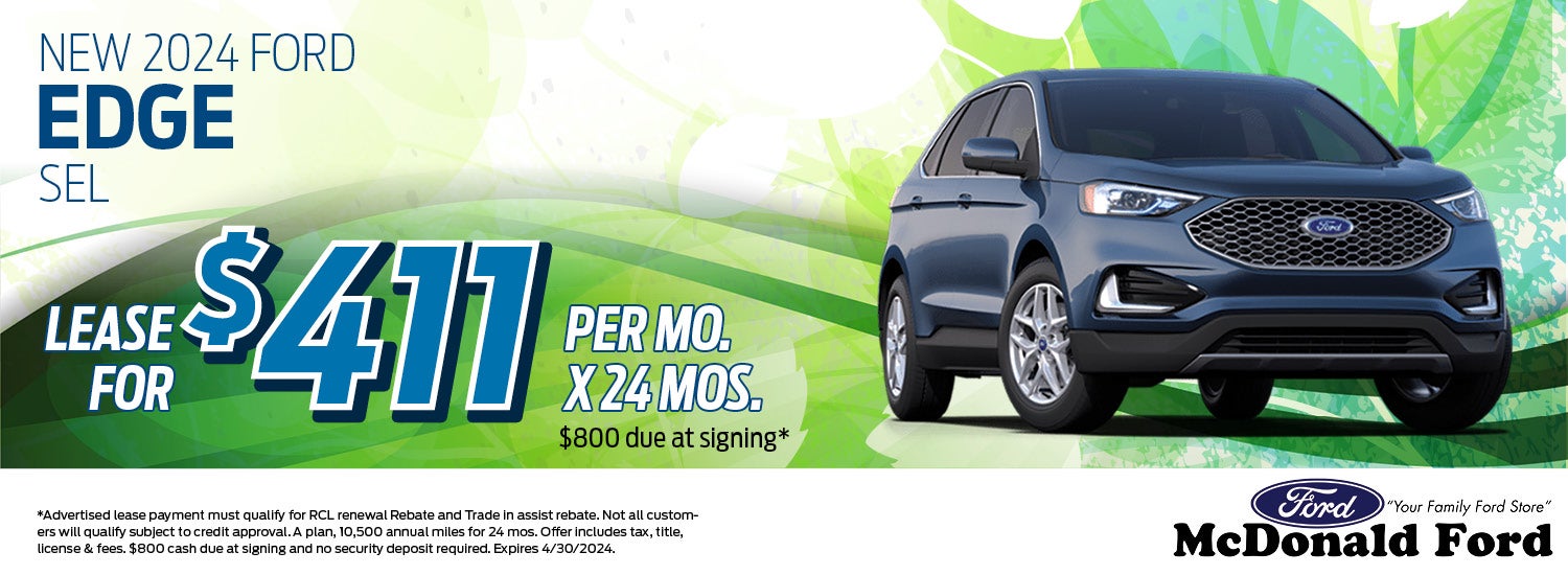 2024 Ford Edge Offer | McDonald Ford