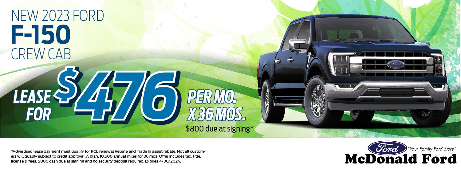 2023 Ford F-150 Offer | McDonald Ford